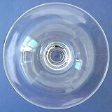 Suite of six tasting glasses of colorless crystal cognac