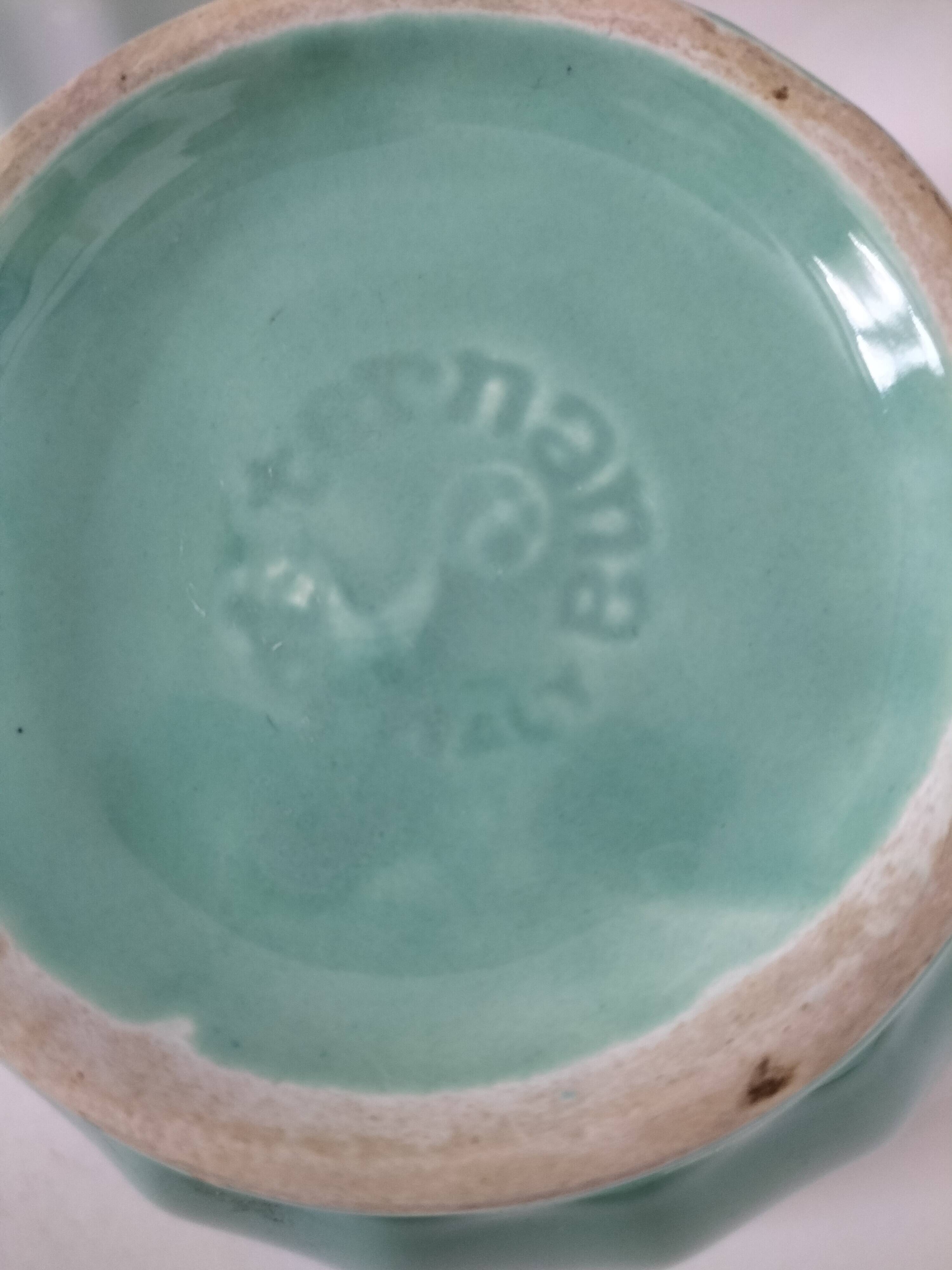 Vintage Faceted Farmhouse Bowl Duo