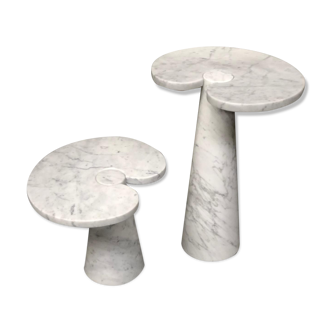 Angelo Mangiarotti side tables set