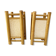Pair of bamboo lamps