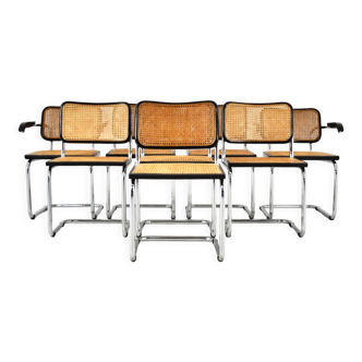 Chaises de salle à manger style B32 Par Marcel Breuer, ensemble de 8