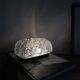 Rectangular wall light ceiling fixture transparent glass antique lamp