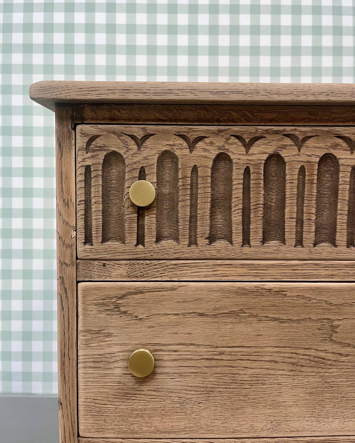 Oak bedside table (refurbished)
