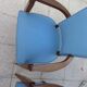 Pair of teak Art Deco armchairs