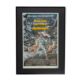 Moonraker, Roger Moore, Affiche de film, 90 x 124 cm
