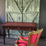 Pair of patinated shutters
