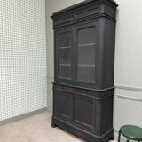 Louis-Philippe style black patina sideboard (restored)