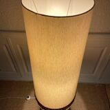 XL floor lamp by Hustadt Leuchten, studio ceramic, 1970s, mid-century, vintage, brutalist, fat lava