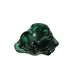 Mid-century modern ashtray, green glass, Poland, 1970s.