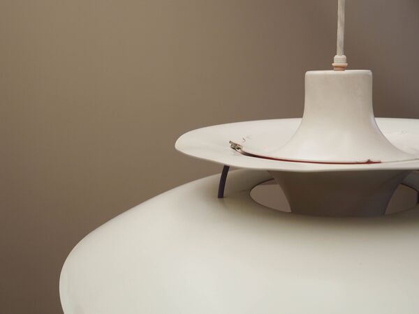 Lampe suspendue PH5, design danois, années 1970, fabricant : Louis Poulsen