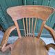Fauteuil de bureau americain en chene reglable 1950