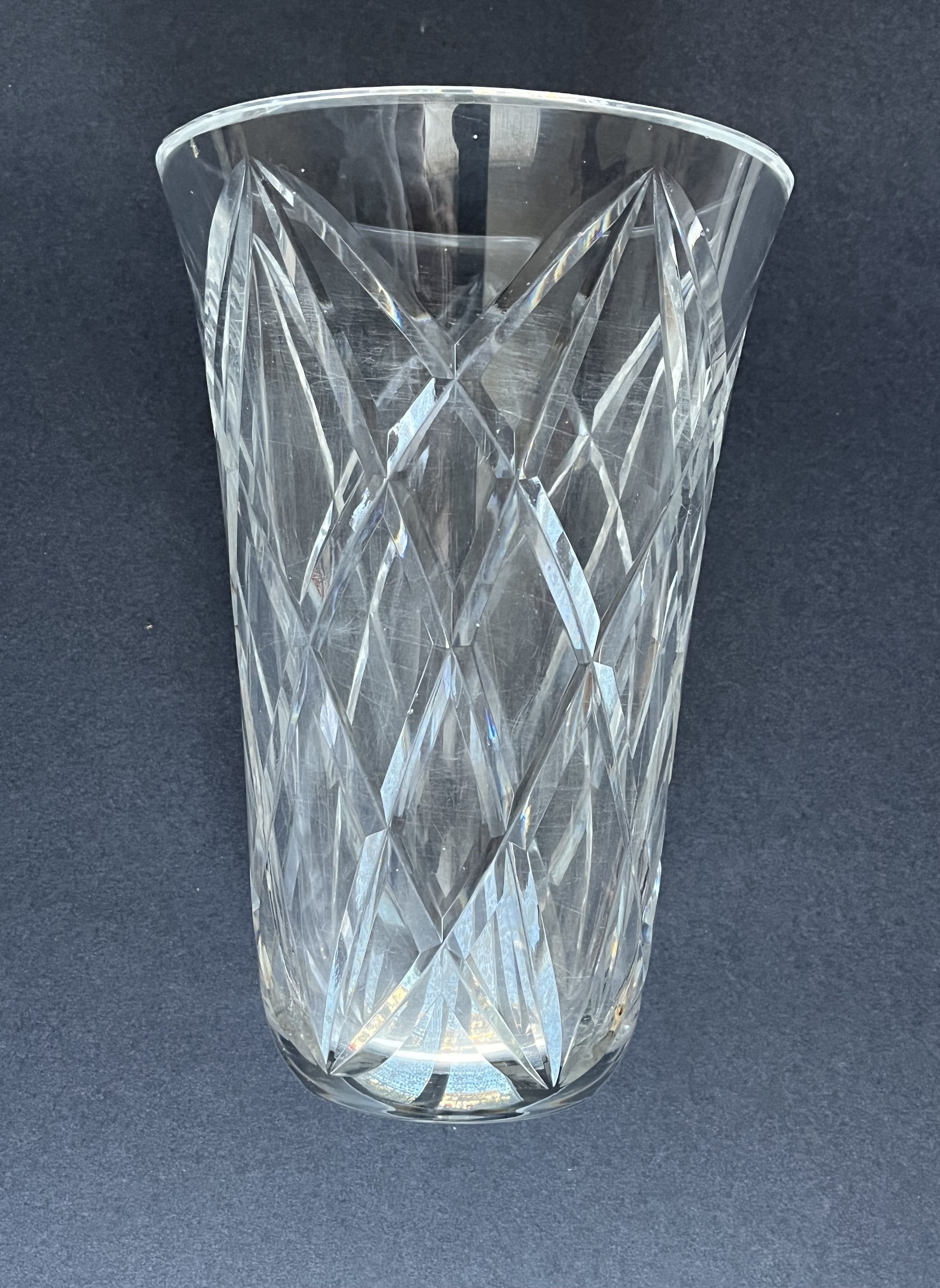 Crystal vase from Saint Louis