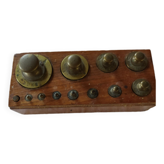 Brass weight box