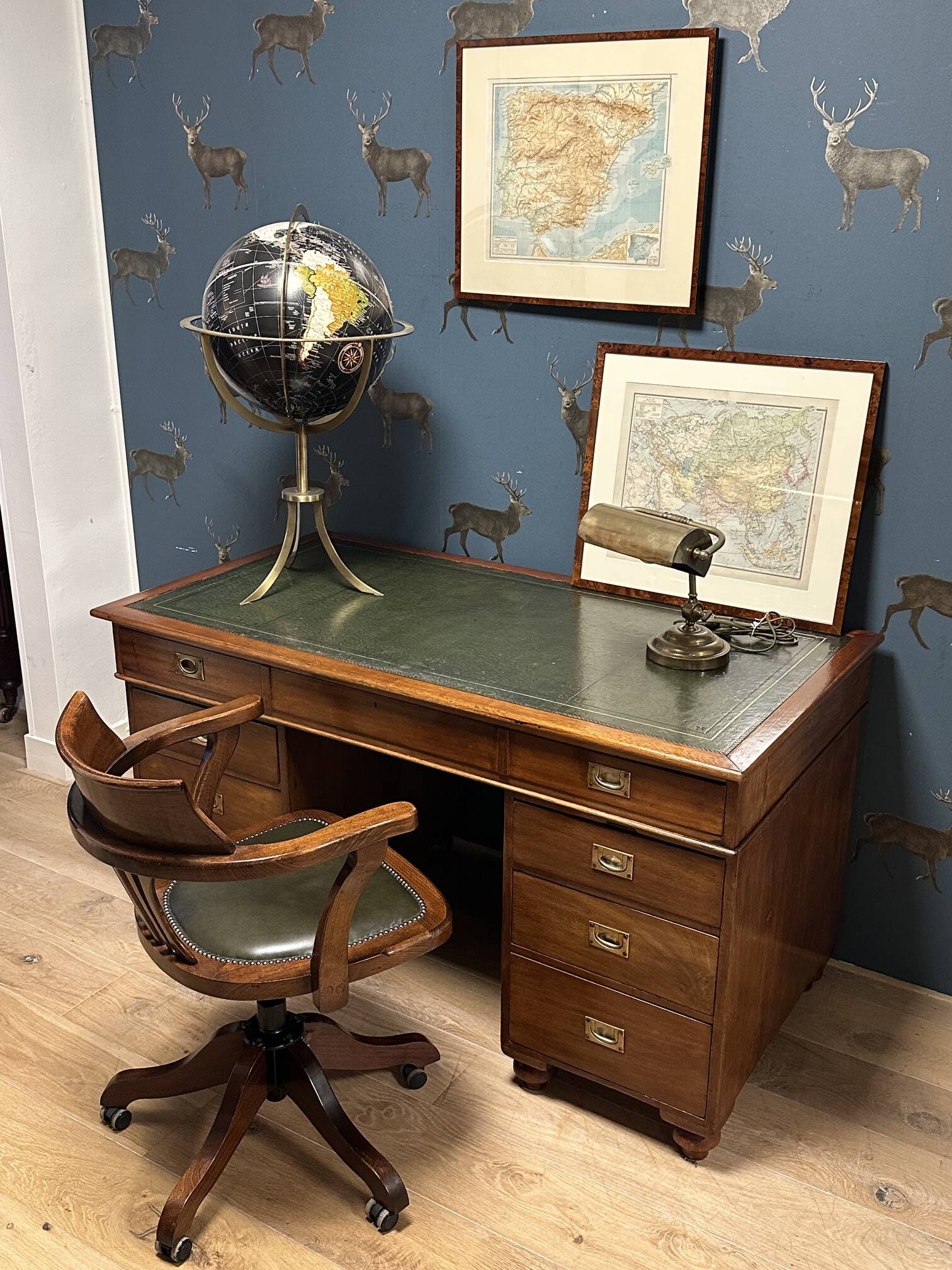 antique campaign desk