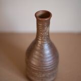 Vase en grès de l'abbaye de Fontgombault, vase décoratif, pot à fleurs, collection, 70's