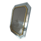 Old beveled mirror frame