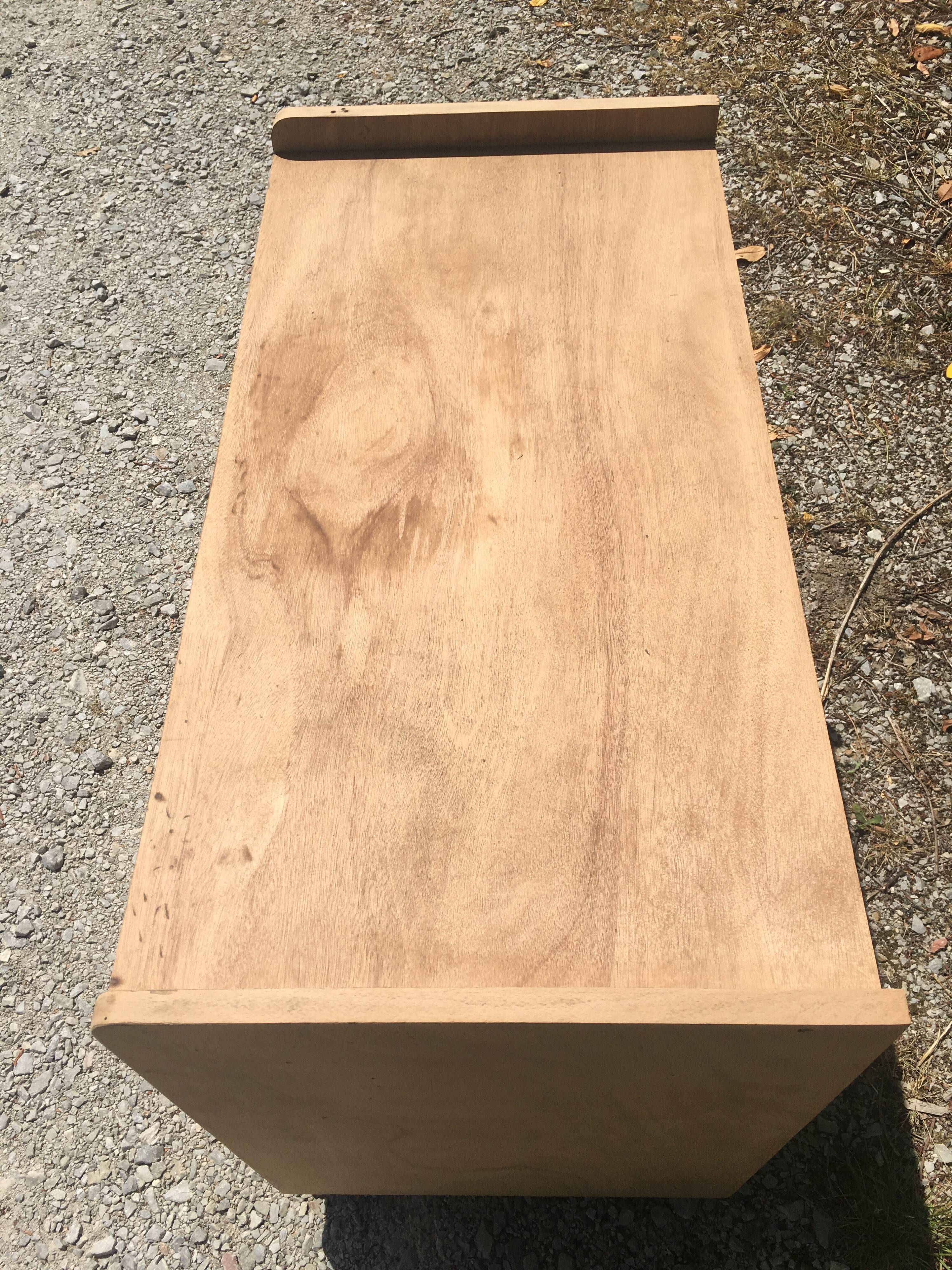 Parisian buffet feet compass raw wood