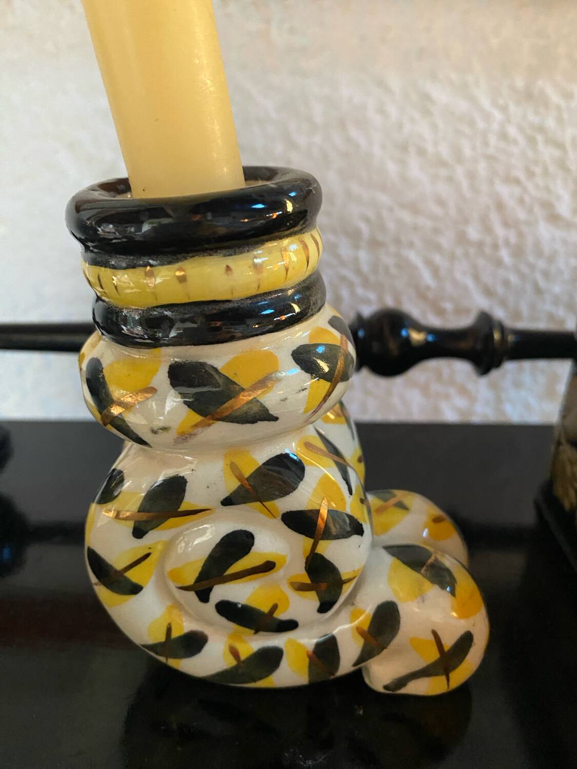 Vintage Handmade Candlestick Duo