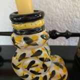 Vintage Handmade Candlestick Duo