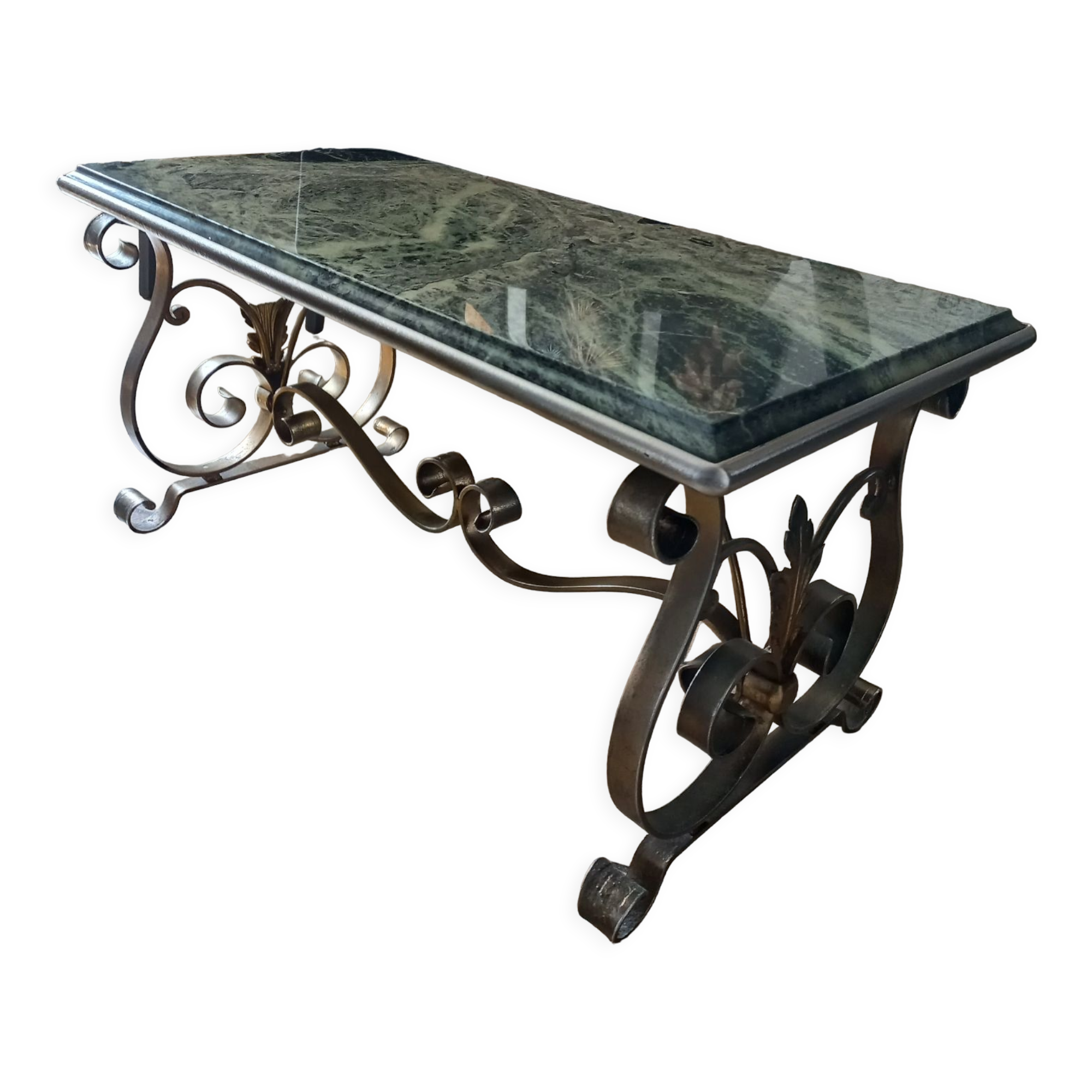 Old marble coffee table