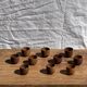 Mini cup, saucer or egg cup in teak H5 D5