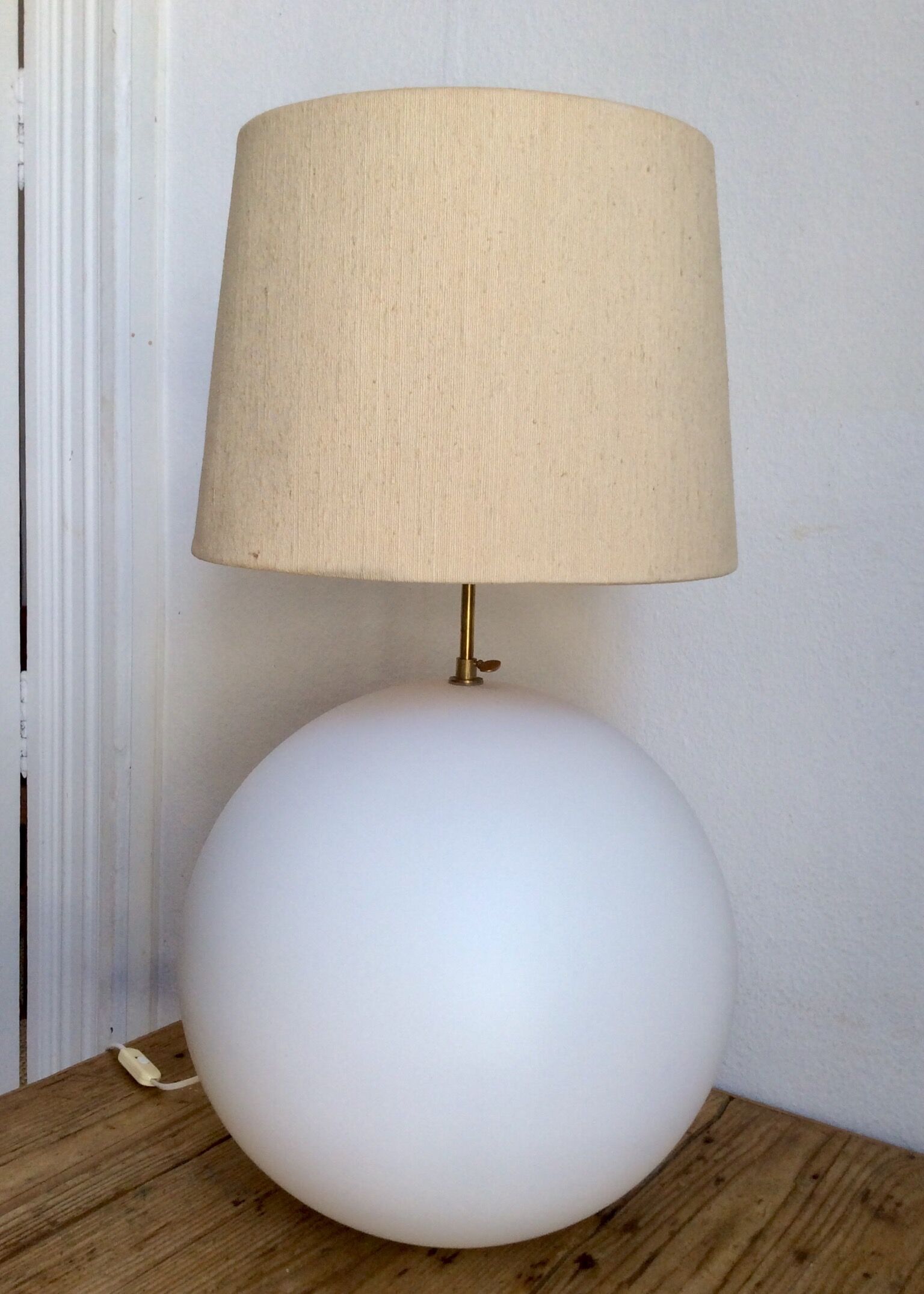 Lampe FDC Charolles en faïence, années 80