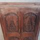 Old cupboard doors, beech wall bookcase (1)