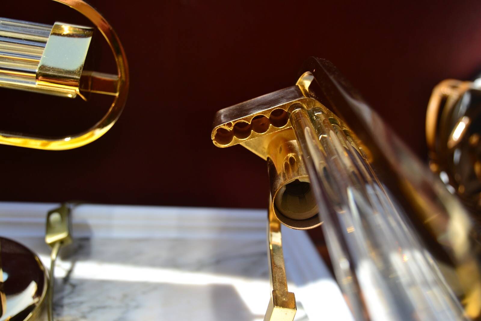 Pair of Venini Lamps from the 80s