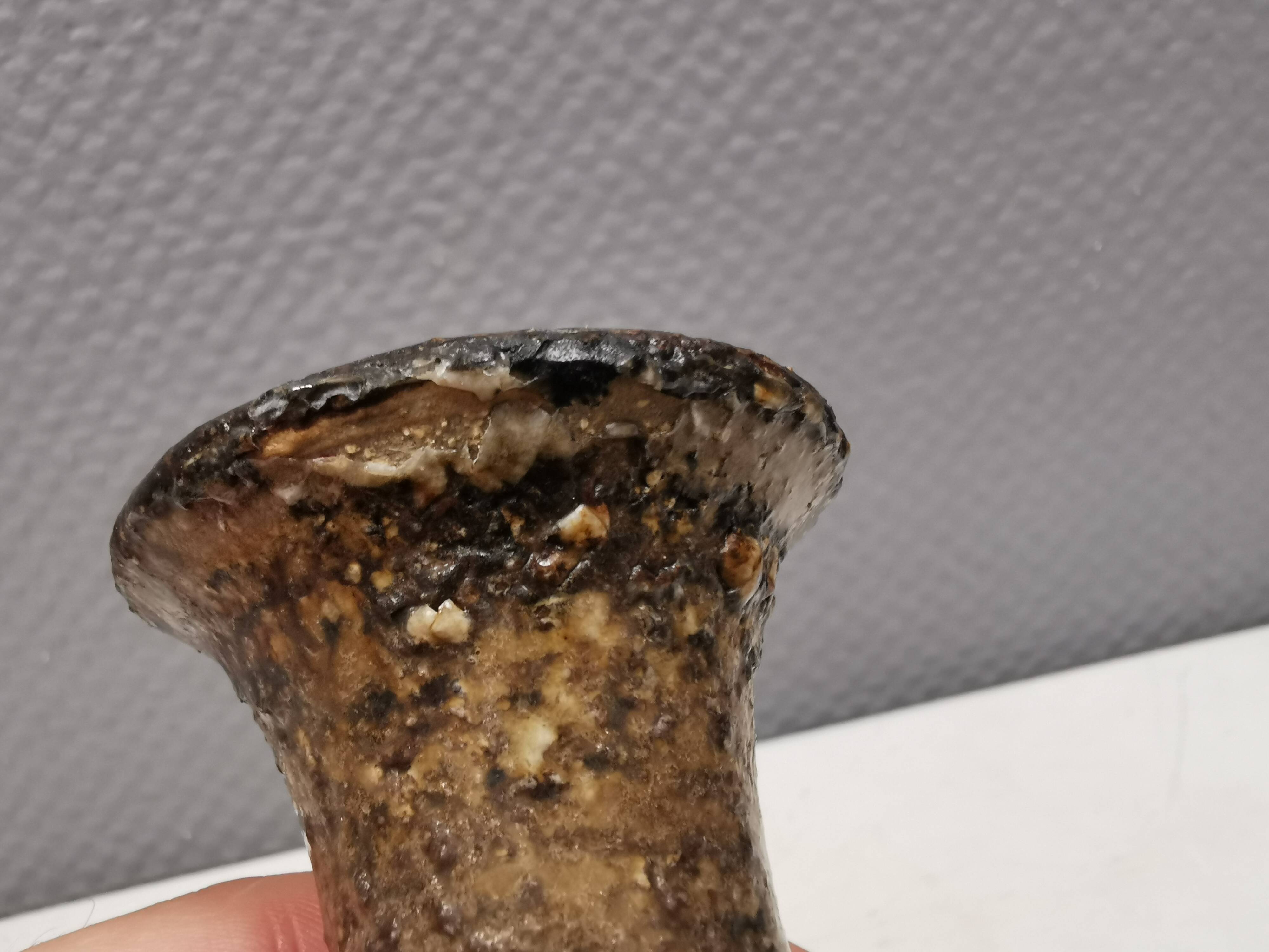 Unique vase from Søholm Denmark 1970s.