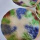 3 plates Sarreguemines in slip