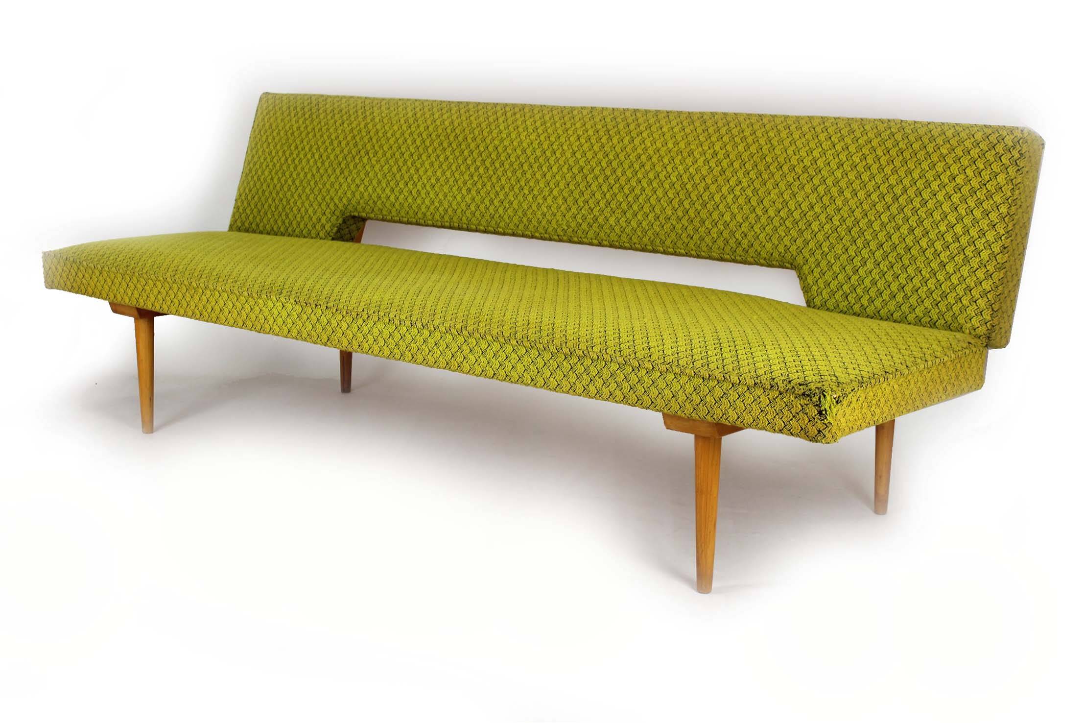 Sofa by Miroslav Navratil for Drevopodnik Brno, 1960s