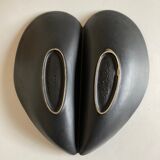 Ceramic shell cut by Pol Chambost 1960 signed