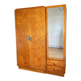 Art deco veneer cabinet