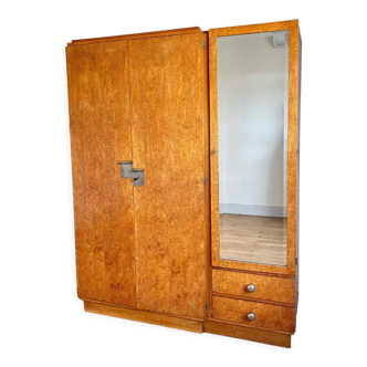 Armoire art deco en placage