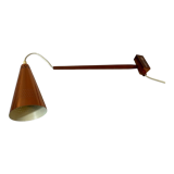 Teak and copper wall lamp Hans-Agne JAKOBSSON