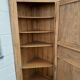 Late 19th century corner in solid elm
