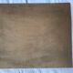 Old painting oil on cardboard peasant village