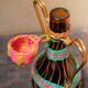 Bouteille « scoubidou » vintage