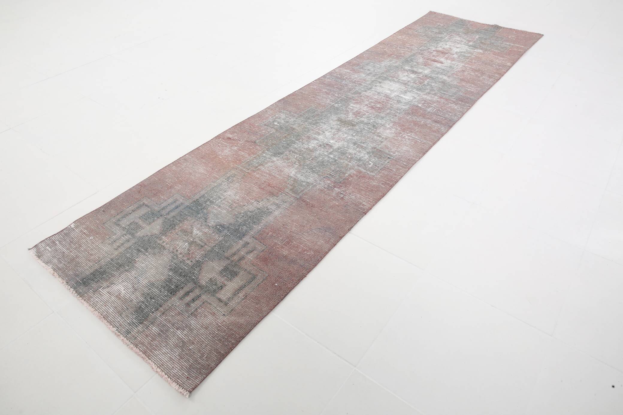 3x10 Rug For Kitchen Old Antique Turkish Runner Rug, 83x316Cm SK 5210