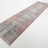 3x10 Rug For Kitchen Old Antique Turkish Runner Rug, 83x316Cm SK 5210