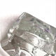 Brutalist Vase Ingrid Glashütte 3085 Transparent Glass 70s