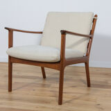 PJ112 Lounge Chairs by Ole Wanscher for Poul Jeppesens, 1960s, Set of 2