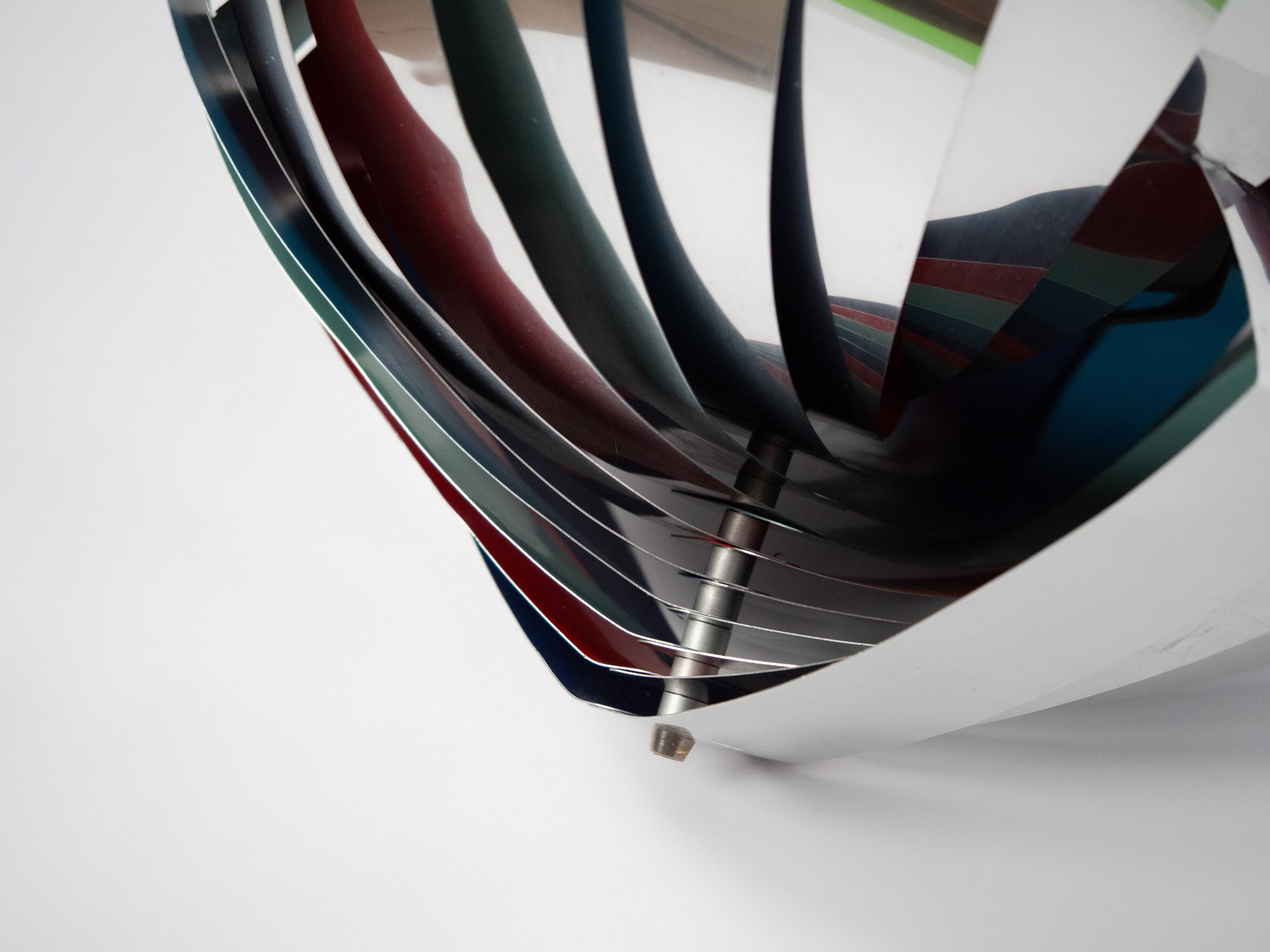 Lampe suspendue vintage danoise Konkylie par Louis Weisdorf, Lyfa, 1963