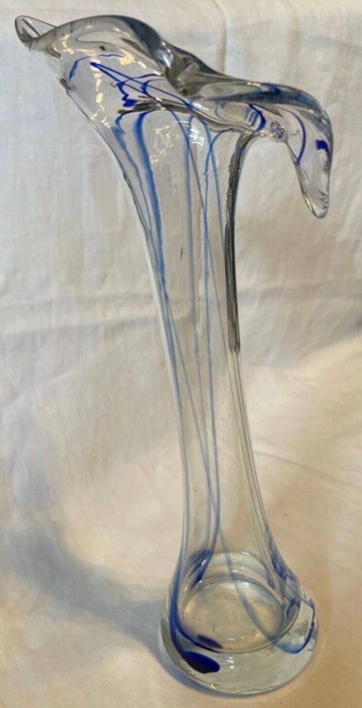 Vintage blown glass vase