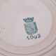 Set of 6 ceramic plates St-Amand
