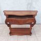 Large console from the Napoleonic III era in walnut and walnut burl.