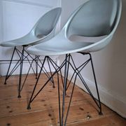 Pair of vintage chairs by Miroslav Navratil for Vertex, antique seating furniture