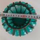 Vintage green blown glass lantern – bohemian spirit – Pier Import