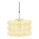 Large Amber Bubble Glass Pendant Light by Helena Tynell for Limburg, 1960s