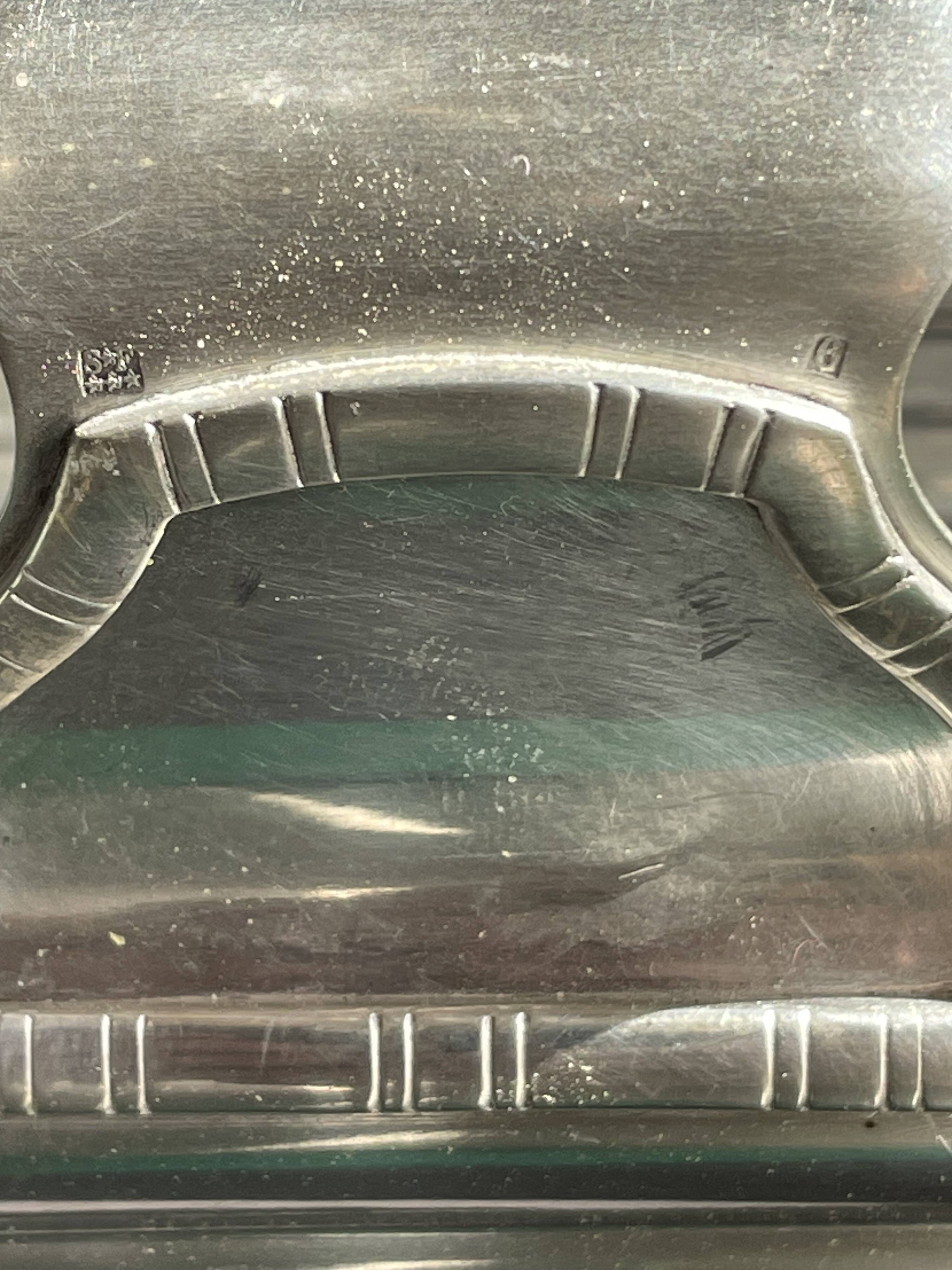 Asparagus tongs – Silver-plated metal – Saglier frères et Cie